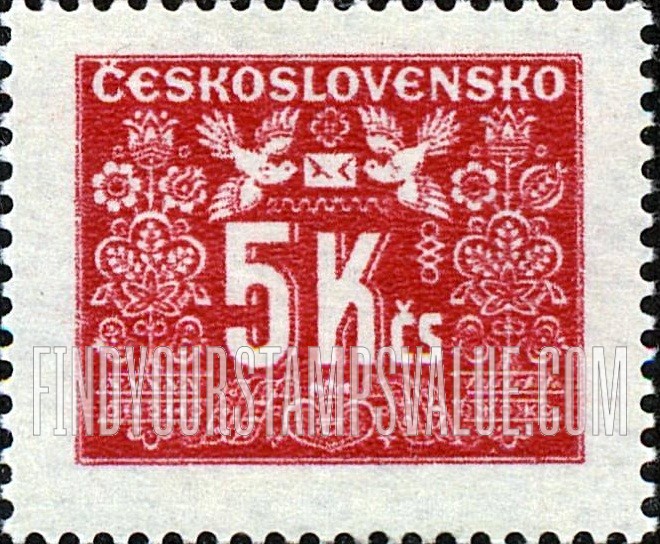 FindYourStampsValue: POSTAGE DUE STAMPS - Number Value