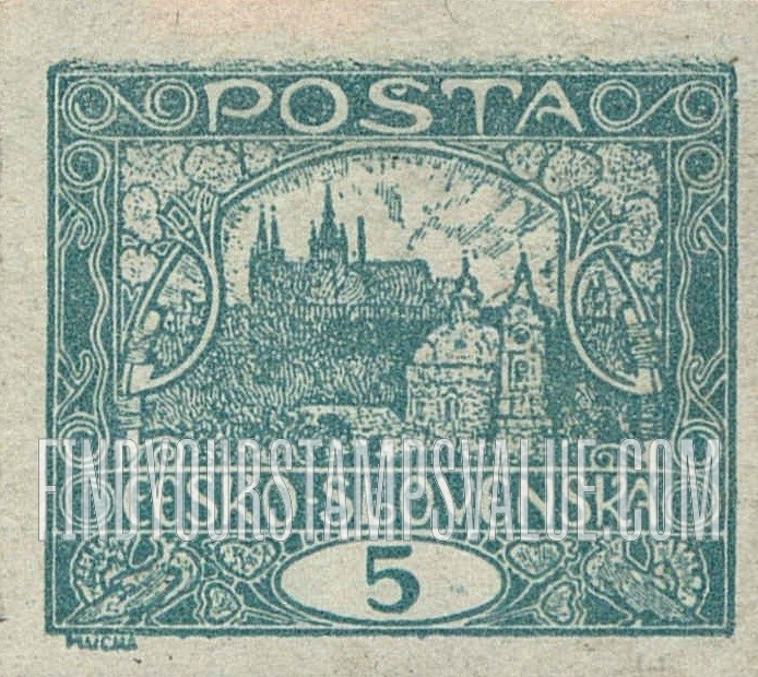 FindYourStampsValue: Hradcany at Prague