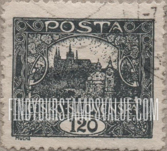 FindYourStampsValue: Hradcany at Prague