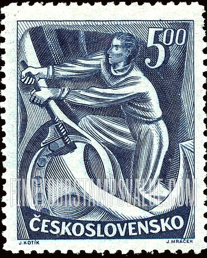 FindYourStampsValue: Workman, Symbol of Industry