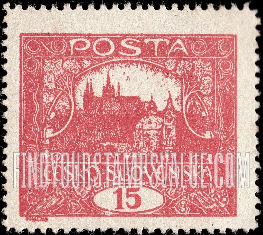 FindYourStampsValue: Hradcany at Prague