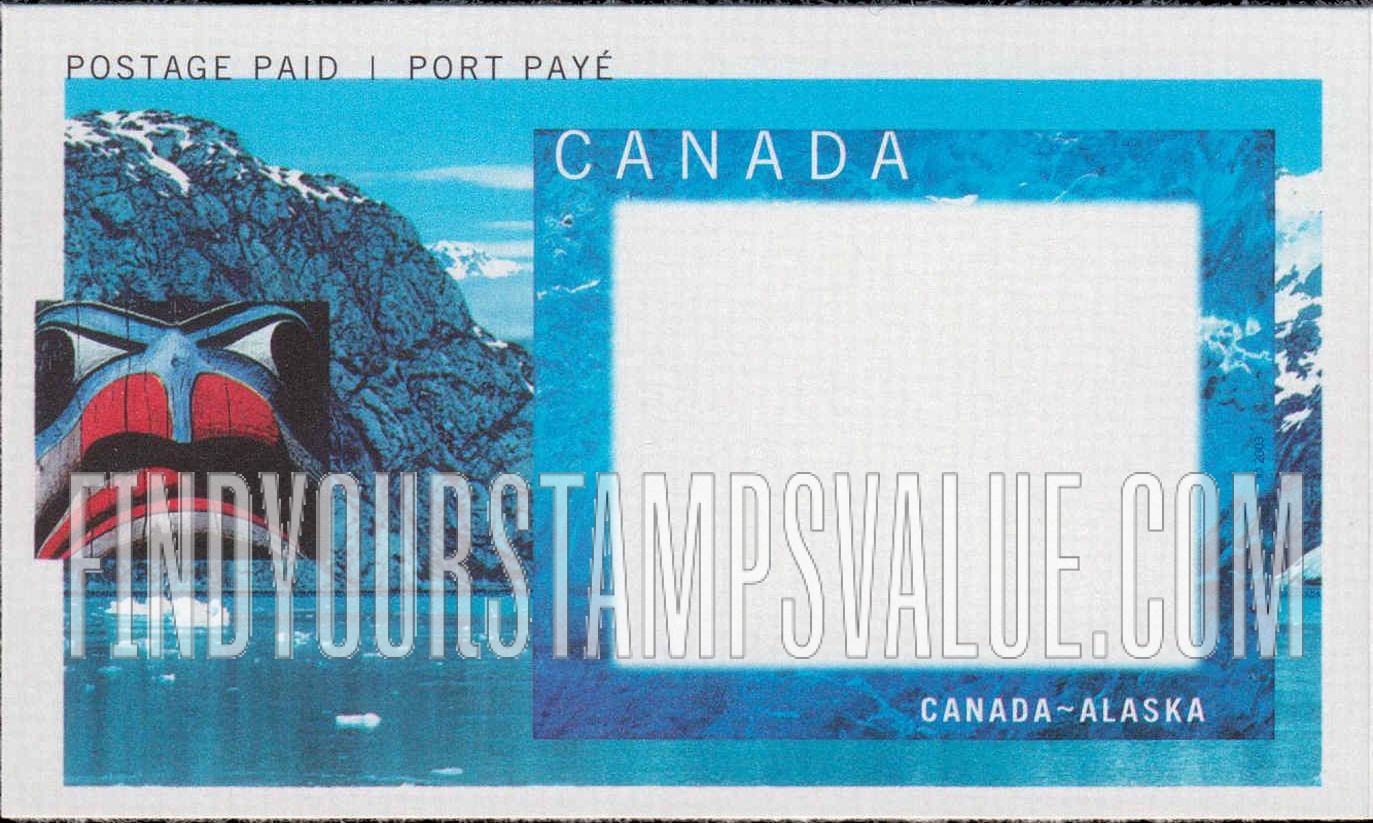 FindYourStampsValue: Canada-Alaska Cruise Scenes: Totem pole