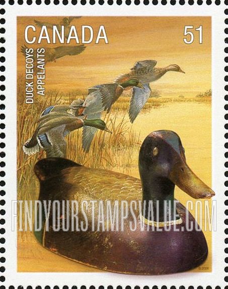 FindYourStampsValue: Ducks and Duck Decoys: Mallards