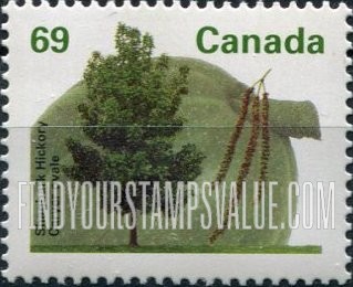 FindYourStampsValue: Shagbark hickory