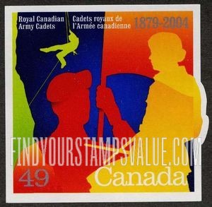 FindYourStampsValue: Royal Canadian Army Cadets, 125th Anniversary