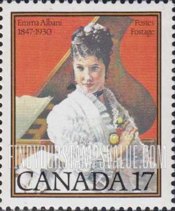 FindYourStampsValue: Emma Albani (1847-1930), Soprano