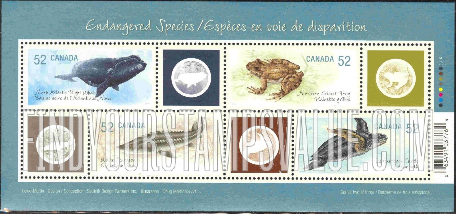 FindYourStampsValue: Endangered Animals Type of 2006