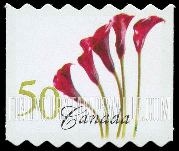 FindYourStampsValue: Red Calla Lilly
