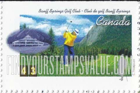FindYourStampsValue: Golf in Canada: Banff Springs Golf Club