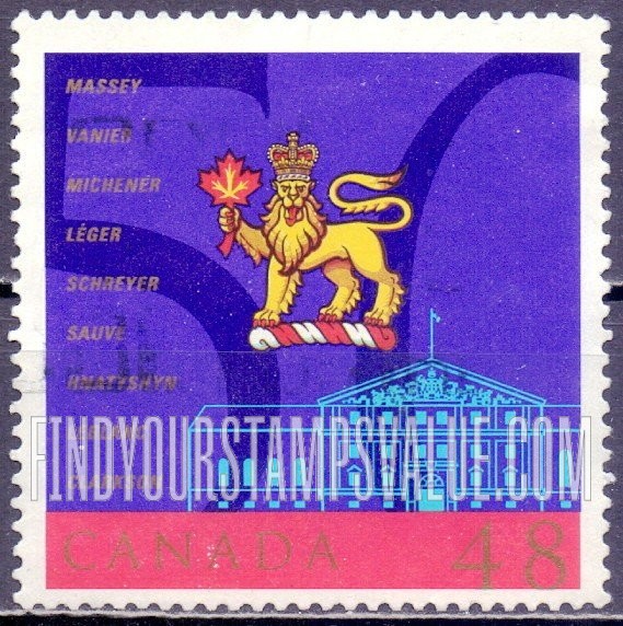 FindYourStampsValue: Appointment of First Canadian Governor General, 50th Anniversary