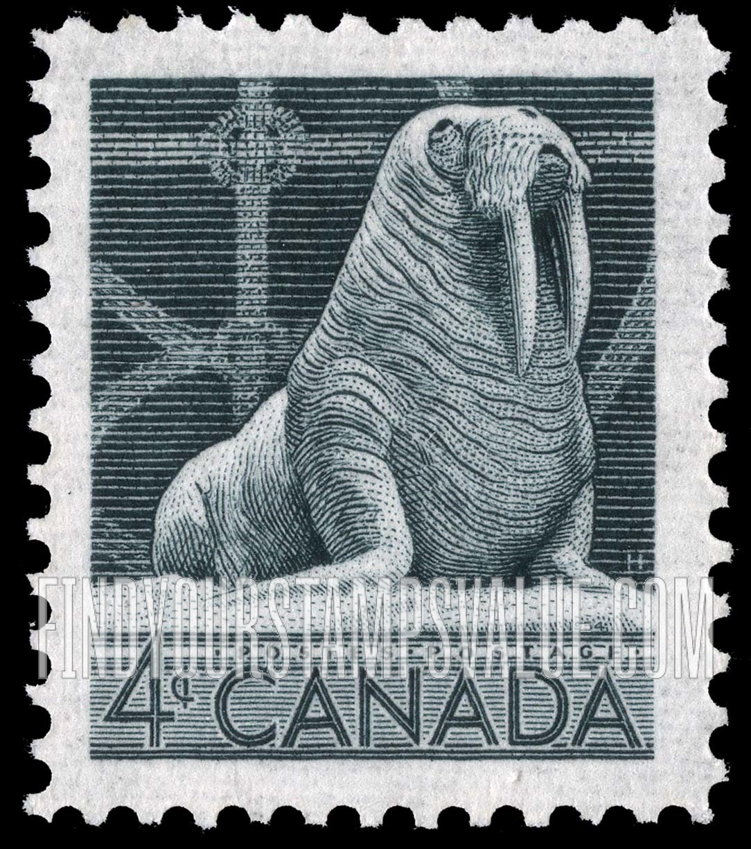 FindYourStampsValue: National Wildlife Week: Walrus