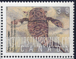 FindYourStampsValue: Prehistoric Life: Sea scorpion