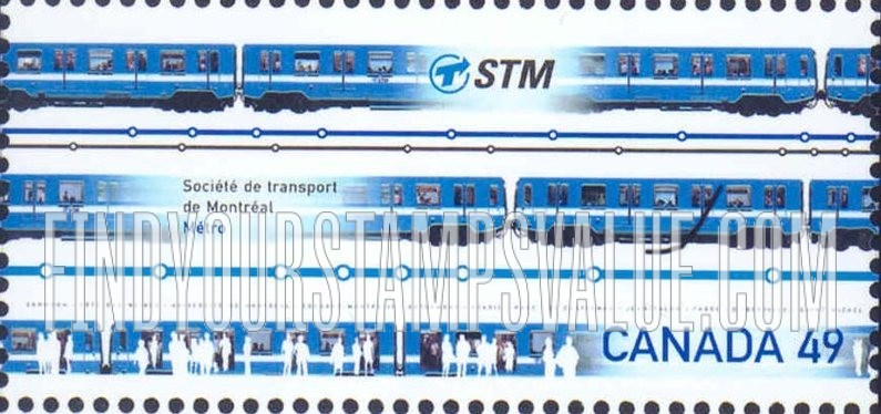FindYourStampsValue: Urban Transit and Light Rail Systems: Socieété de Transport de Montreal