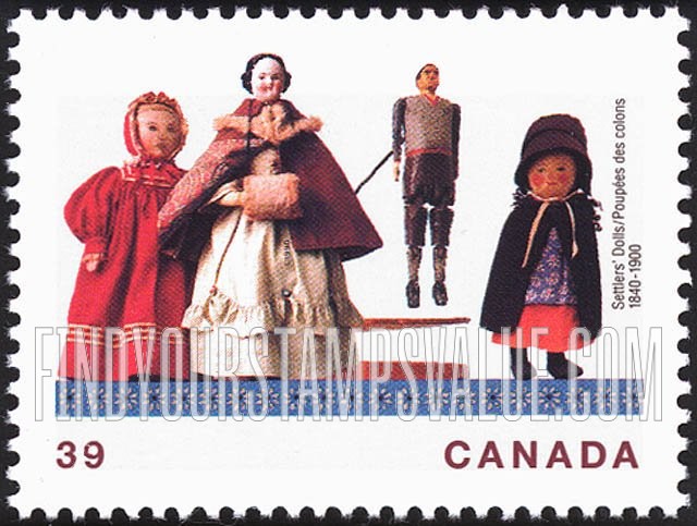 FindYourStampsValue: Dolls: Settlers