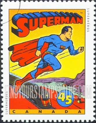 FindYourStampsValue: Comic Book Characters: Superman
