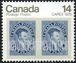 FindYourStampsValue: Canada No. 7, 1851