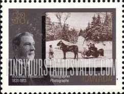 FindYourStampsValue: Photography in Canada, Sesquicentennial: Alexander Henderson (1831-1913).