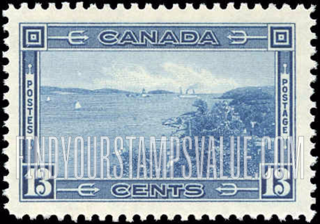 FindYourStampsValue: Entrance to Halifax Harbor