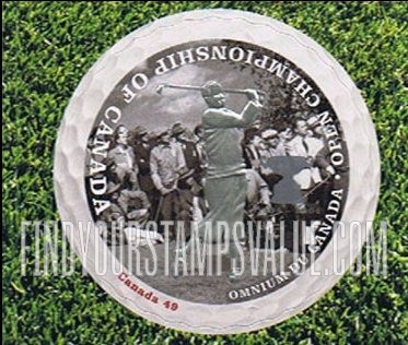 FindYourStampsValue: Canadian Open Golf Championship, centennial