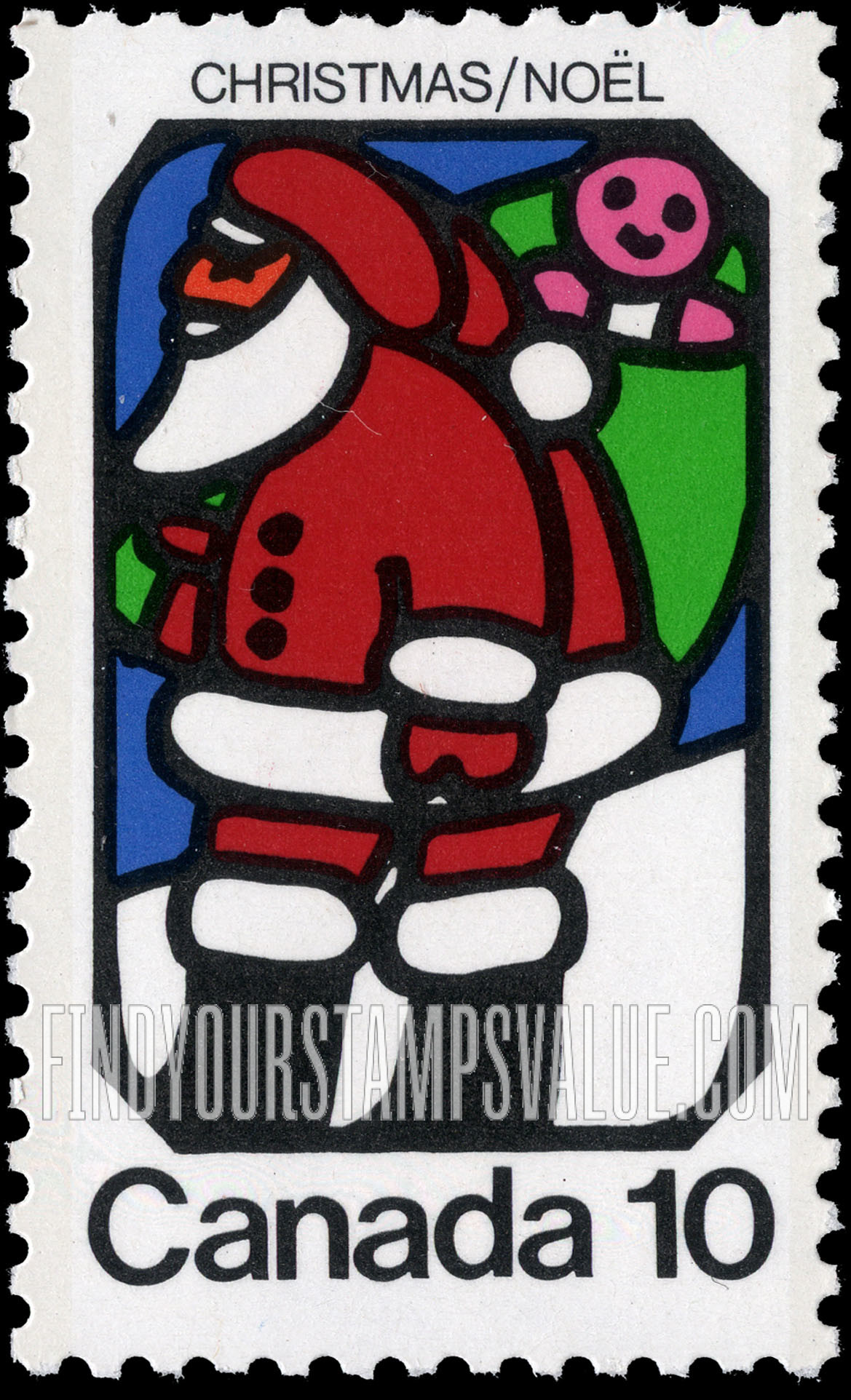 FindYourStampsValue: Santa Claus