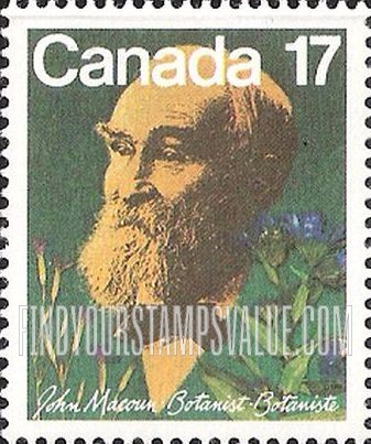 FindYourStampsValue: John Macoun (1831-1920), Botanist