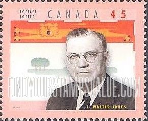 FindYourStampsValue: J. Walter Jones (1878-1954), Prince Edward Island