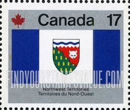 FindYourStampsValue: Flag of Northwest Territories