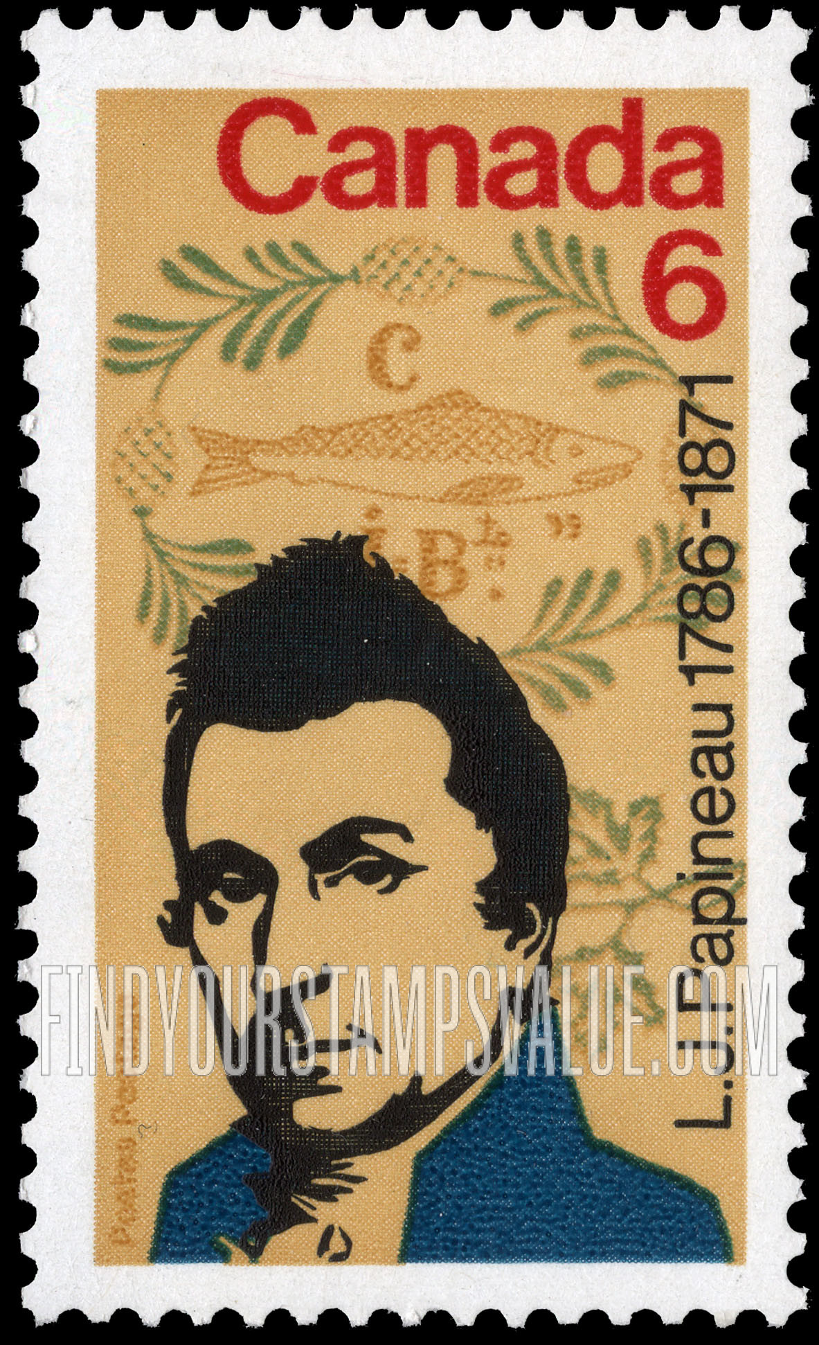 FindYourStampsValue: Louis Joseph Papineau