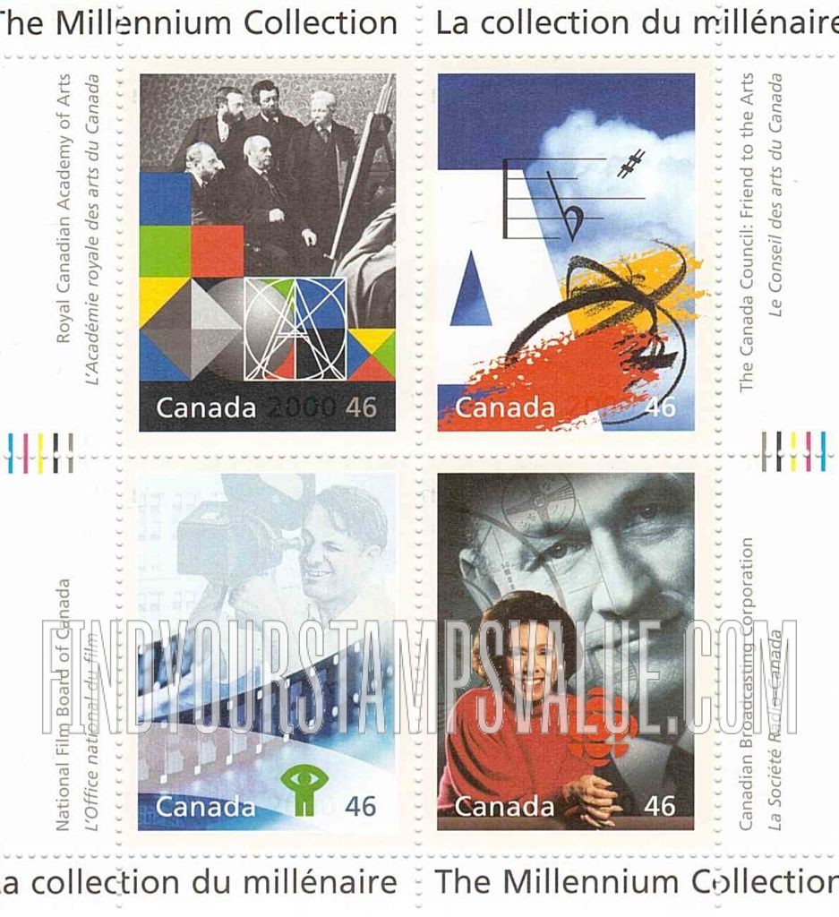 FindYourStampsValue: Millenium: Fostering Canadian Talent