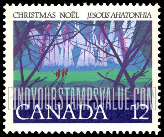 FindYourStampsValue: Christmas: Angelic choir in northern light