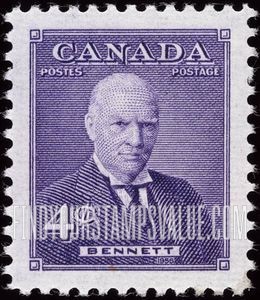 FindYourStampsValue: Richard Bedford Bennett