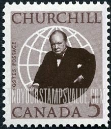 FindYourStampsValue: Winston Churchill