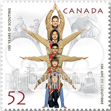 FindYourStampsValue: Scouting, centennial