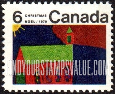 FindYourStampsValue: Christmas: Church