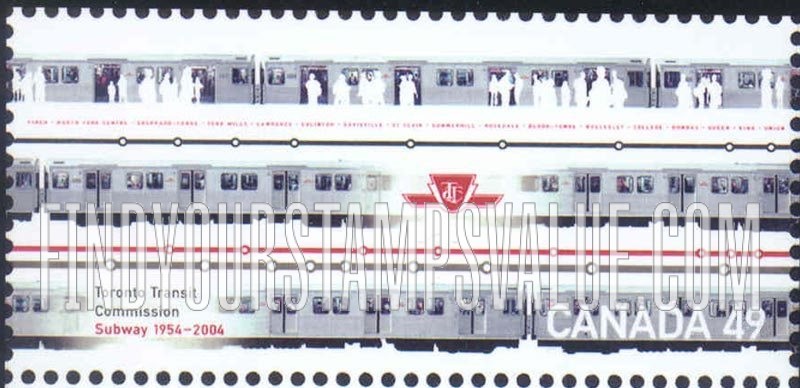 FindYourStampsValue: Urban Transit and Light Rail Systems: Toronto Transit Commitions