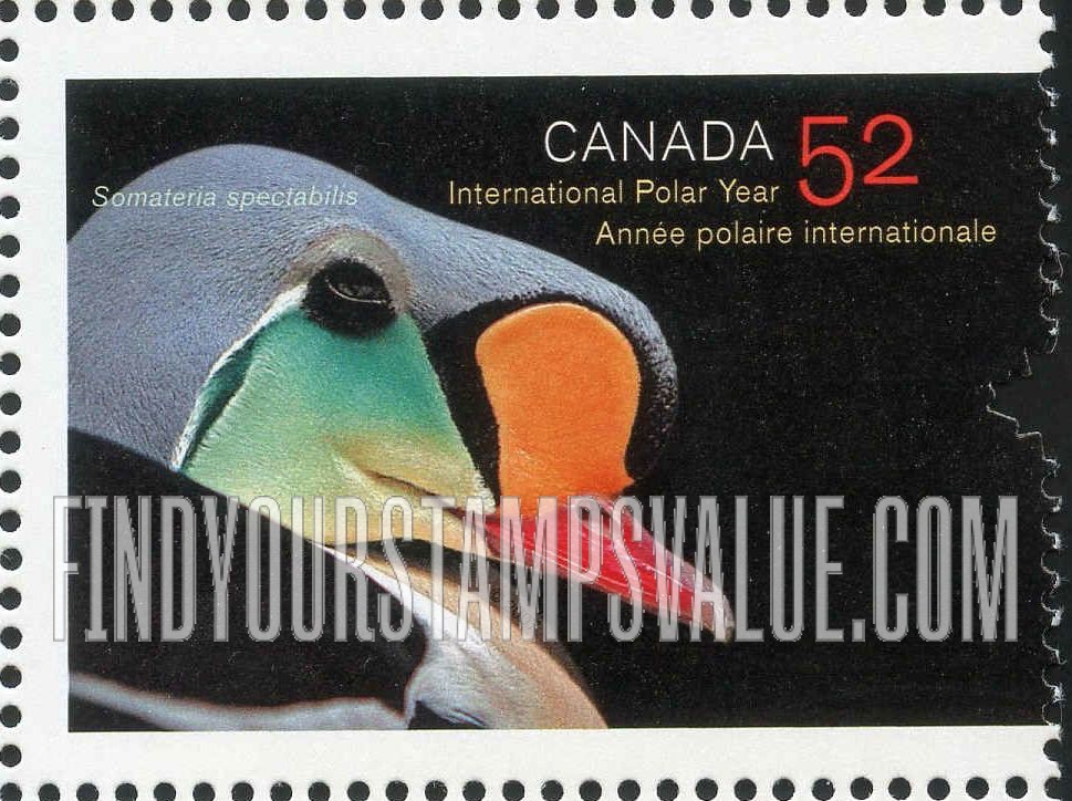 FindYourStampsValue: International Polar Year:  Somateria spectabilis