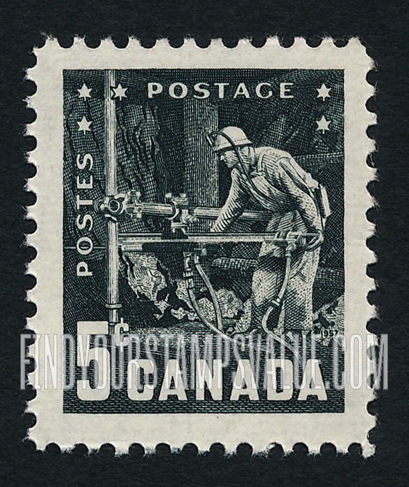 FindYourStampsValue: Miner With Pneumatic Drill