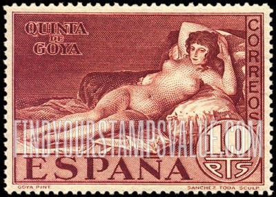 FindYourStampsValue: La Maja Desnuda