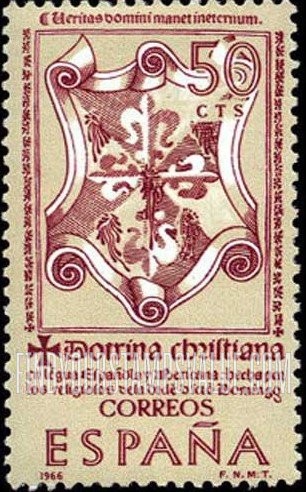 FindYourStampsValue: Builders of the New World: Title Page of “Dotrina Christiana”