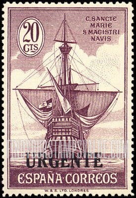 FindYourStampsValue: Special Delivery: Christopher Columbus, Stern of “Santa Maria”