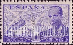 FindYourStampsValue: Air Post: Juan de la Cierva and his Autogiro over Madrid