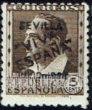 FindYourStampsValue: Revolutionary Overprints, Nationalist (Revolutionary) Forces, Seville: Blasco Ibáñez