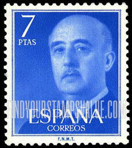 FindYourStampsValue: Gen. Franco