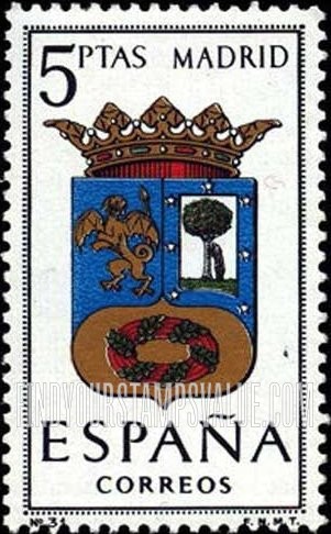 FindYourStampsValue: Provincial Arms Issue: Madrid