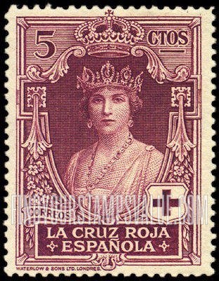 FindYourStampsValue: Semi-Postal: Red Cross, Queen Victoria Eugénia