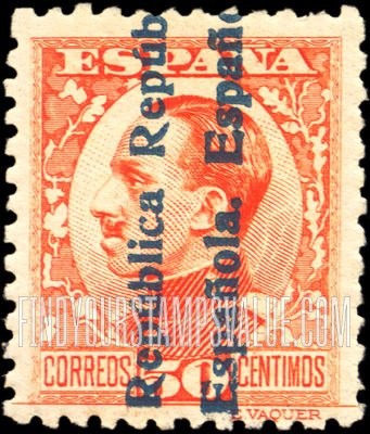 FindYourStampsValue: General Issue of the Republic: King Alfonso XIII