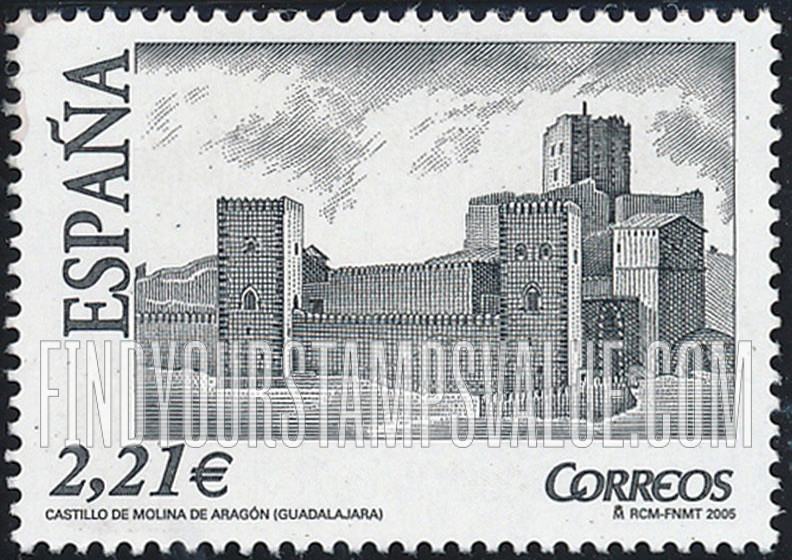FindYourStampsValue: Castles: Molina de Aragón Castle