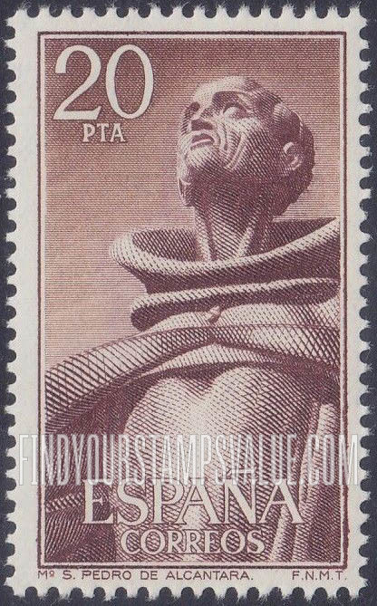 FindYourStampsValue: St. Peter of Alcantara