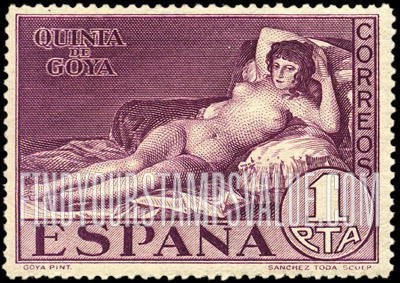 FindYourStampsValue: La Maja Desnuda