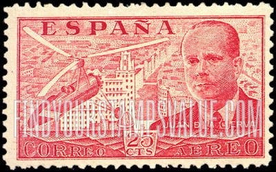 FindYourStampsValue: Air Post: Juan de la Cierva and his Autogiro over Madrid